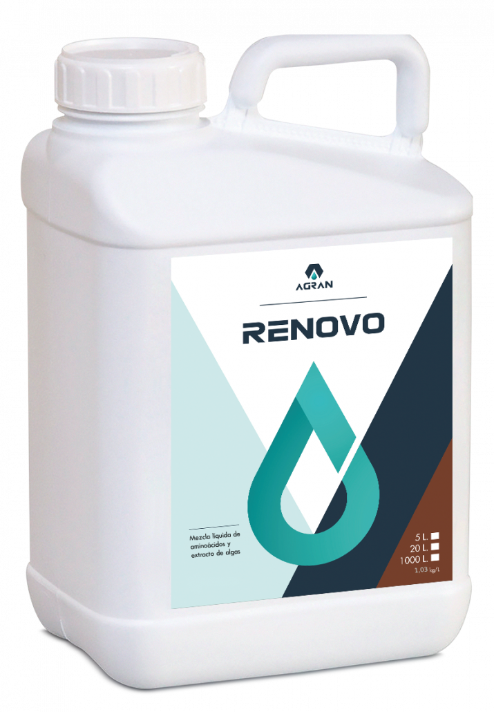 Renovo producto fertilizante enraizante y prebiótico de suelo